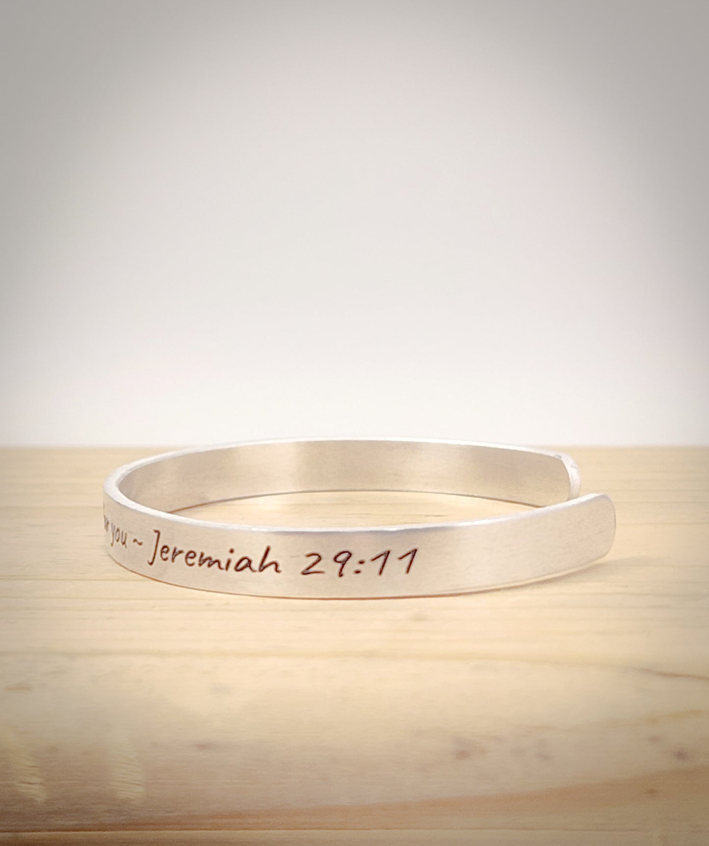 Scripture Bracelet, Bracelet with Scripture, Scripture Jewelry, For I know the Plans I have for you Bracelet